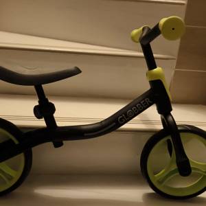 Globber go bike balance 平衡車 兒童 小朋友 單車 黑色 綠色 型格 kid’s childre...
