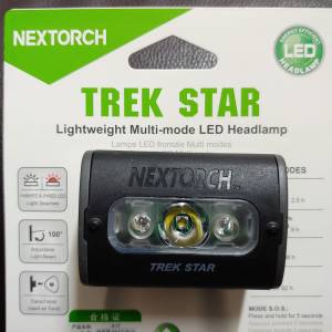 全新 Nextorch Trek Star LED Headlamp 220 Lumens 頭燈