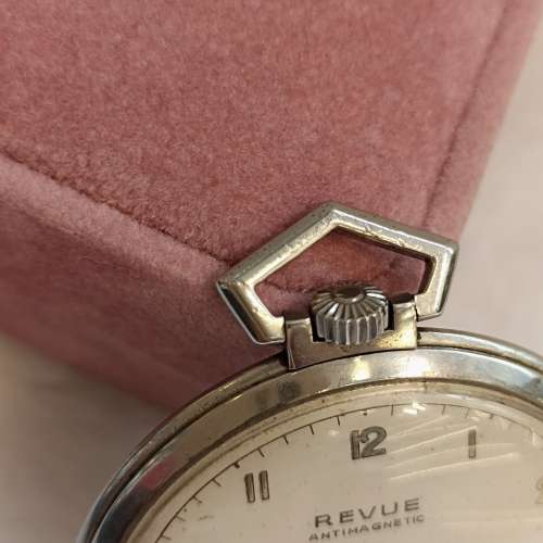 🫶⌚#議價請移玉步🌟no bargain 😎Vintage 「REVUE」45mm 超薄 防磁瑞士製造懷錶po...