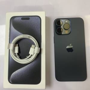 99%New iPhone 15 pro max 512GB 藍色 香港行貨 電池95% 全套有盒有配件 自用首選超值