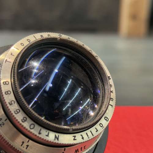 Meyer Gorlitz Heavy early version Trioplan 10cm f2.8 Coated Lens Hasselblad V