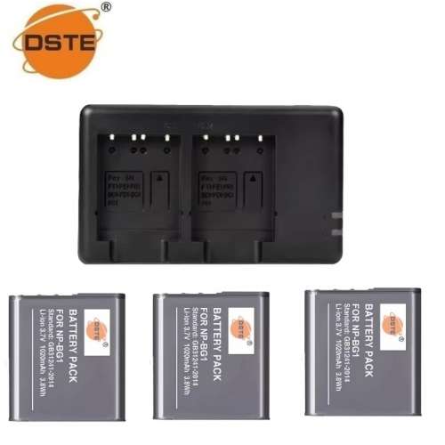 DSTE NP-FG1 / NP-BG1 Lithium-Ion Battery Pack With Dual USB Charger 電池連充電機