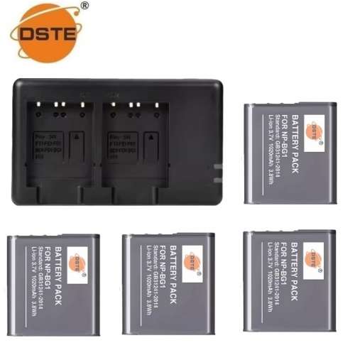 DSTE NP-FG1 / NP-BG1 Lithium-Ion Battery Pack With Dual USB Charger 電池連充電機