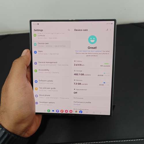 Fold 6 512GB 有 Samsung Care+