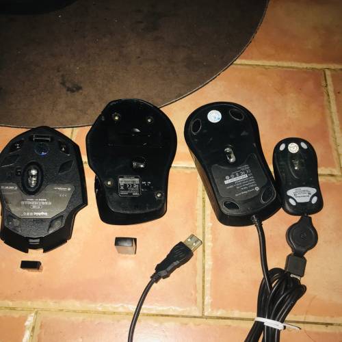 二手滑鼠有線無線買一送三