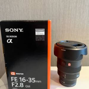 Sony 16-35mm f2.8 GM E mount 鏡頭 (第一代）