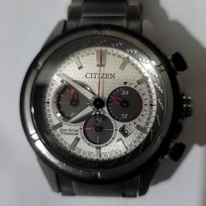 Citizen 星辰錶 光動能 Eco-Drive 鈦金屬