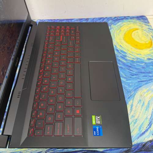 (紅黑配色RTX3060獨顯MSI電競機) MSI  i7-11800H/8,16,32GB Ram/256,512GB,1TB SSD...