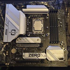 i9 14900k + MSI B760M project zero(可單買