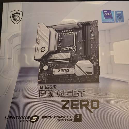 i9 14900k + MSI B760M project zero(可單買