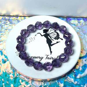清貨特價-切面紫水晶手鏈 Amethyst Bracelet