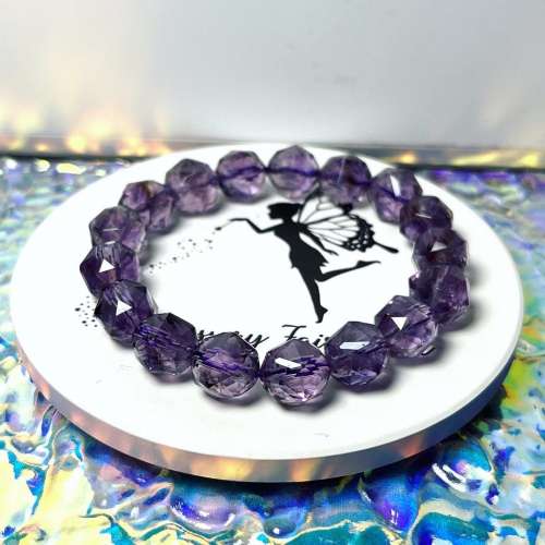 (不設面交)切面紫水晶手鏈 Amethyst Bracelet