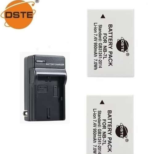 DSTE NB-7L Battery Pack 代用鋰電池 (7.4V, 950mAh)