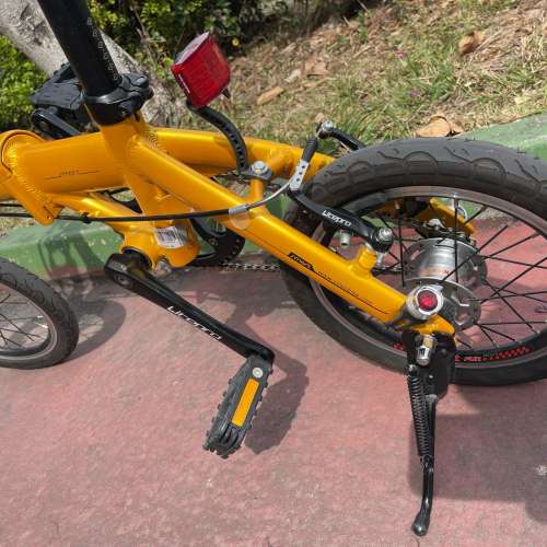 14吋 3速鉻鉬鋼車架 小布式折叠車