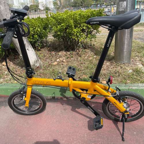 14吋 3速鉻鉬鋼車架 小布式折叠車