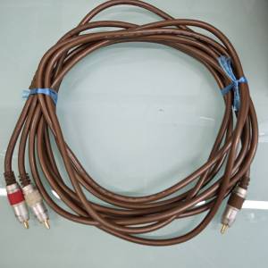 MAX subwoofer cable 一出二RCA頭（超長五米！）