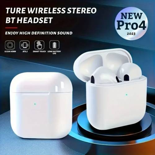 pro 4 TWS Wireless earphones v5.3 EDR waterproof earphones with microphone