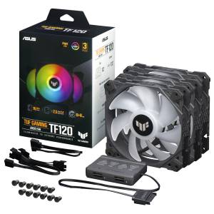 $180 ASUS 華碩 TUF Gaming TF120 ARGB 120mm 風扇 三入套組 (附控制器)