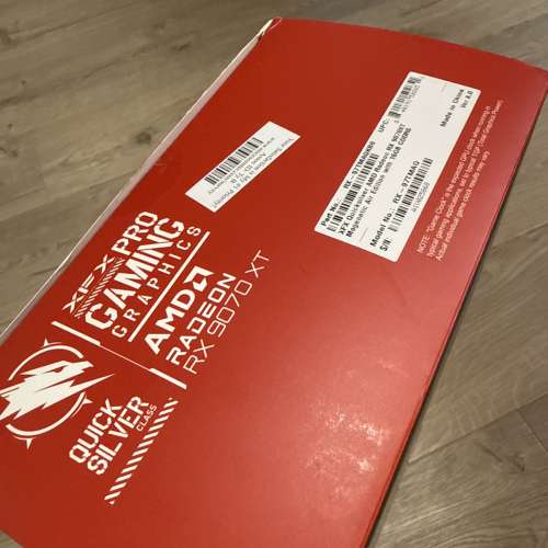 XFX Quicksilver AMD RX9070XT Magnetic Air 16gb 顯卡