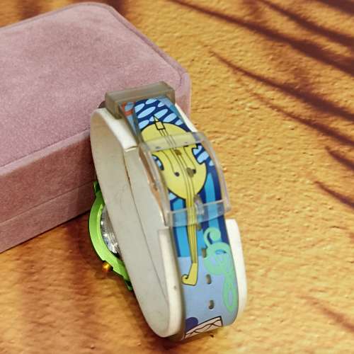 ⌚本小店 [不議價] 🌟no bargain 😎Vintage 「JORDACHE」Colors Watch 35mm, 電子BA...