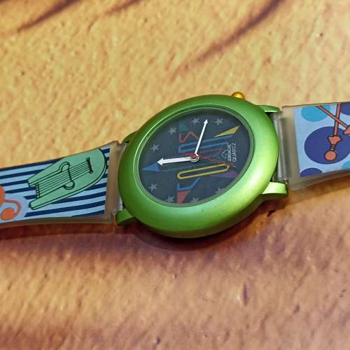 ⌚本小店 [不議價] 🌟no bargain 😎Vintage 「JORDACHE」Colors Watch 35mm, 電子BA...