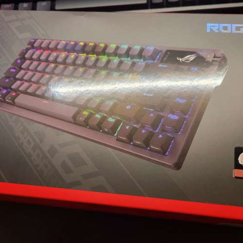 ASUS ROG AZOTH  NX茶軸 無線 機械鍵盤