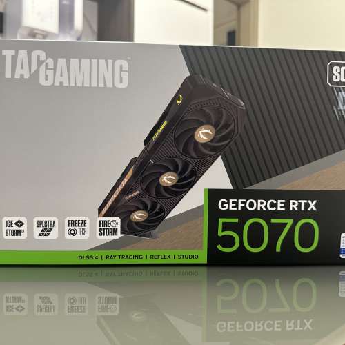 Zotac RTX5070 超頻版 香港行貨 保養3年