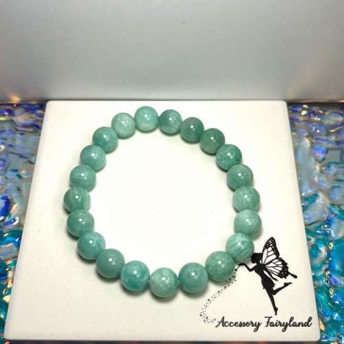 清貨特價-老礦天河石手鏈 Amazonite Bracelet