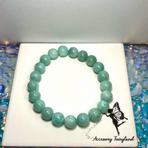 清貨特價-老礦天河石手鏈 Amazonite Bracelet