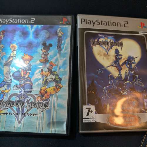 Ps2 square enix 王國之心 kingdom hearts final mix 及 kingdom hearts 1