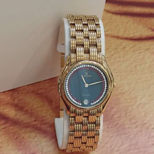 🫶男女均可 ​✔️Vintage Swiss Made「EDOX」伊度士📌#W10913📢#QZ電子+calendar ...