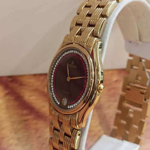 🫶男女均可 ​✔️Vintage Swiss Made「EDOX」伊度士📌#W10913📢#QZ電子+calendar ...