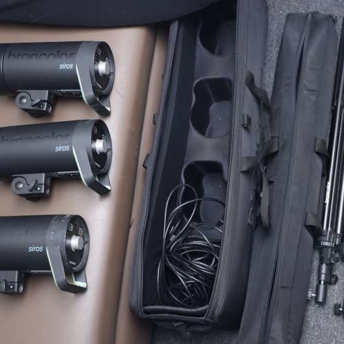 broncolor 800s三支裝及原廠燈架套裝