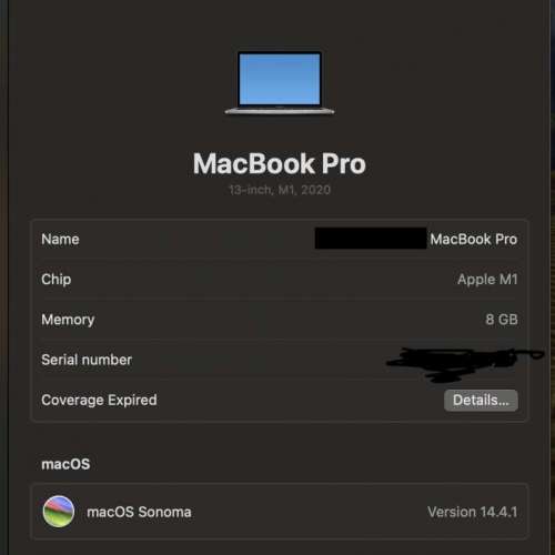 98新 MacBook Pro (13-inch, M1, 2020) M1 8GB Ram + 256GB Rom