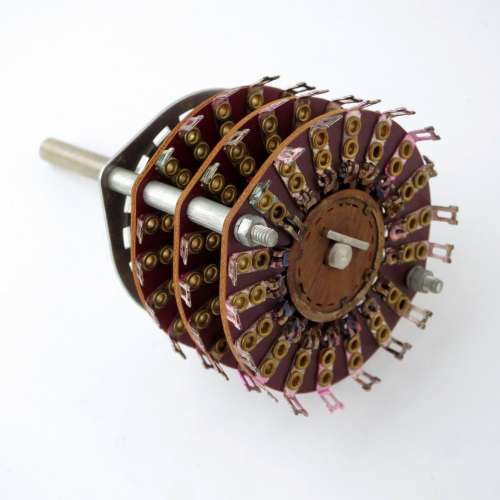 美國製全新Centralab 17 position 3 pole rotary switch PA-3005