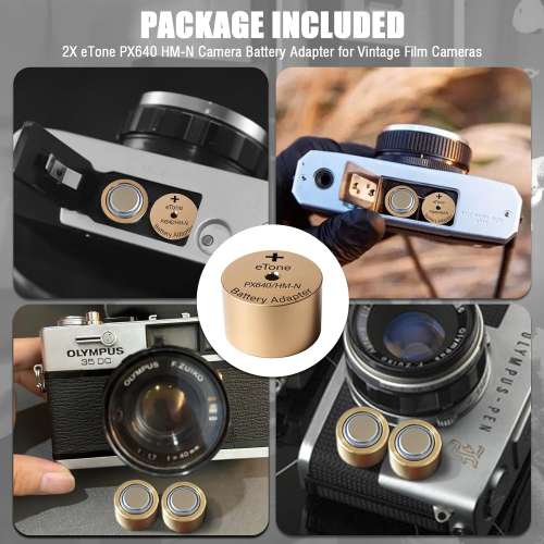 ETONE PX640 HM-N Battery Converter Adapter For Canon Olympus Fuji Film Cameras