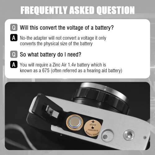 ETONE PX640 HM-N Battery Converter Adapter For Canon Olympus Fuji Film Cameras