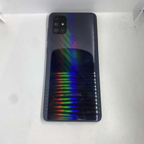 $(1) 90% 新Samsung 三星 A71 8+128G 港版 行貨 剩機 黑色