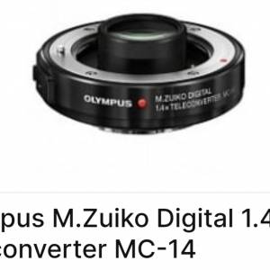 全新 Olympus MC-14 M.Zuiko Digital 1.4x Teleconverter (MC14 1.4倍 增距鏡) - 全...