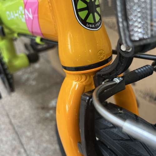 2023 最新款 DAHON KAA411 KIDKING 單速鋁合金兒童折叠車 送水架前後蛙燈叮叮