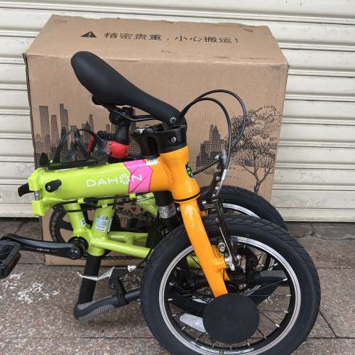 2023 最新款 DAHON KAA411 KIDKING 單速鋁合金兒童折叠車 送水架前後蛙燈叮叮