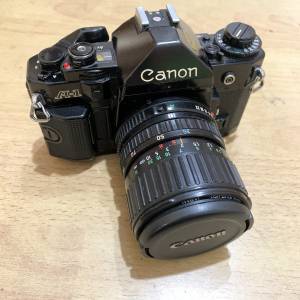 Canon A-1 +原廠35-70mm鏡頭 鏡片清冇花 測光準 8成新以上