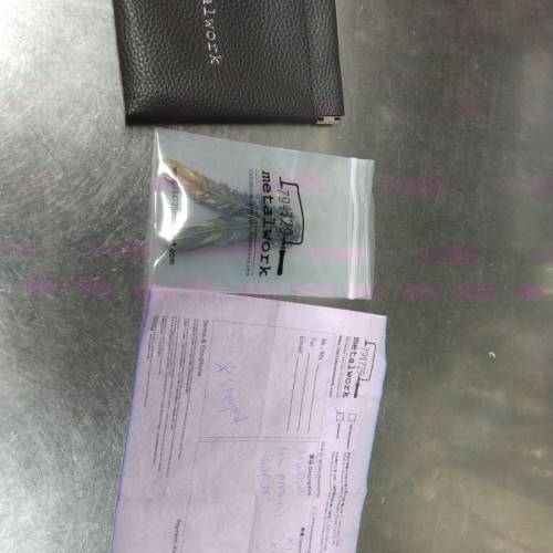 Metalwork羽毛頸鏈飾