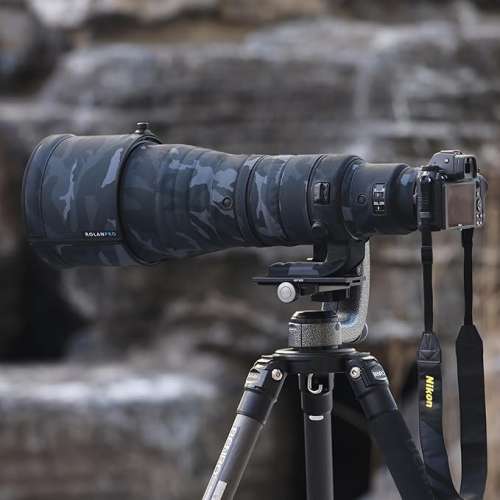 ROLANPRO Lens Camouflage Coat For Nikon Nikkor Z 600mm f/4 - Dark Gray