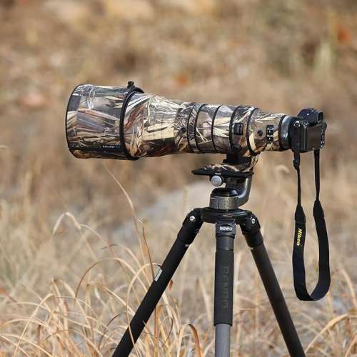 Lens Camouflage Coat For Nikon Nikkor Z 600mm f/4 TC VR S 防水炮衣 - 新枯葉迷...