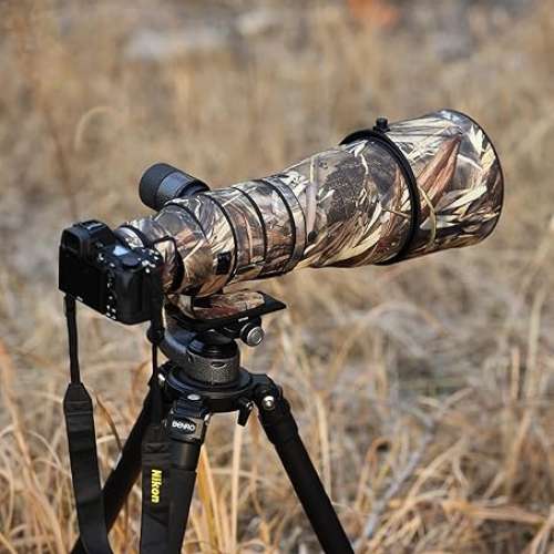 Lens Camouflage Coat For Nikon Nikkor Z 600mm f/4 TC VR S 防水炮衣 - 新枯葉迷...