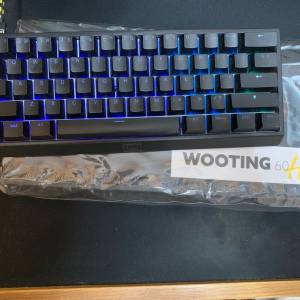 Wooting 60he+ RGB電競磁軸鍵盤 fps首選 有保配件盒全齊