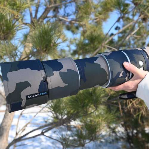 Lens Camouflage Coat For Canon RF 200-800mm F6.3-9 IS USM 防水炮衣 - 軍綠迷彩...