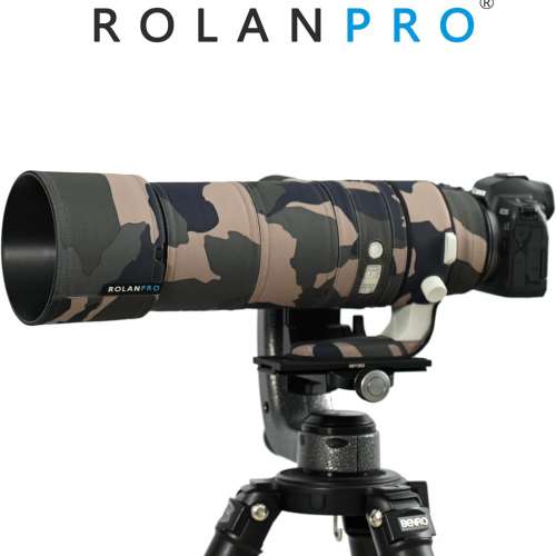 Lens Camouflage Coat For Canon RF 200-800mm F6.3-9 IS USM 防水炮衣 - 軍綠迷彩...