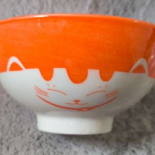 全新 招財貓 陶瓷碗 碗仔